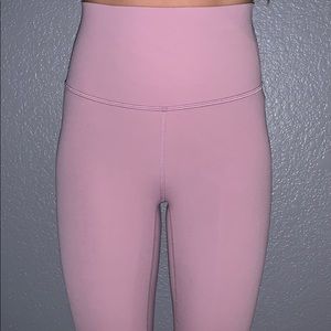 Baby Pink cropped lulu lemon leggings!